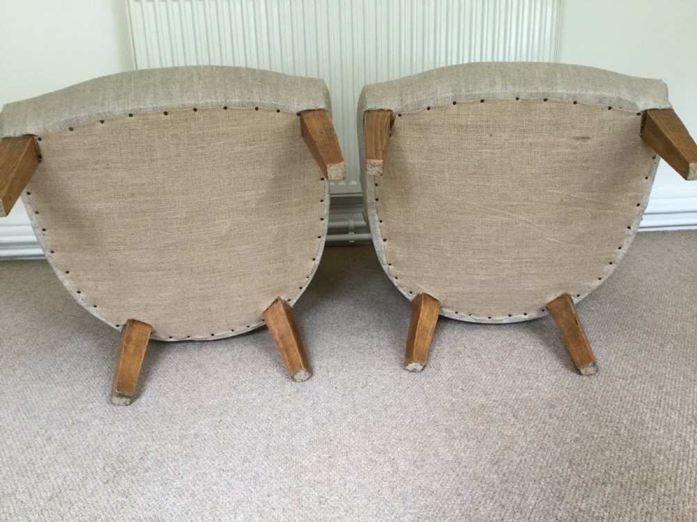 A pair of late 19thC French side chairs View V