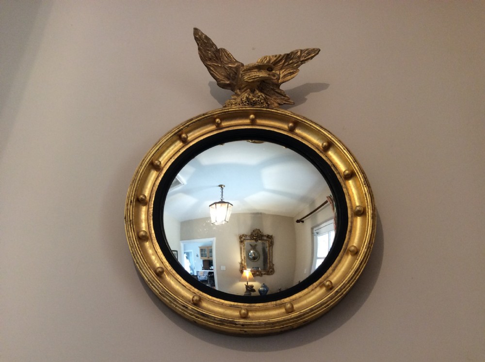 A Regency convex mirror View III