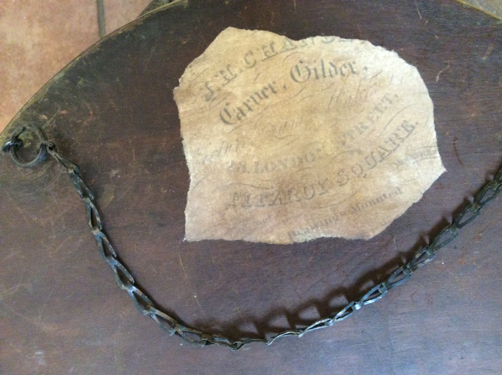 A Regency convex mirror View VIII