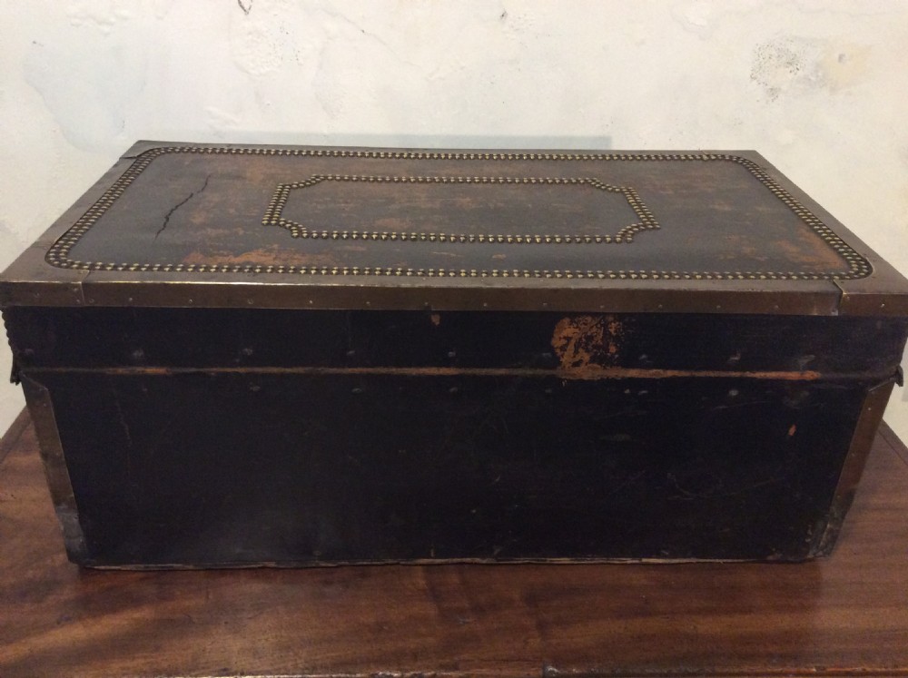 A Regency camphor campaign trunk View XI