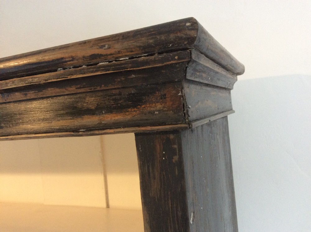 A Victorian painted open bookcase View III