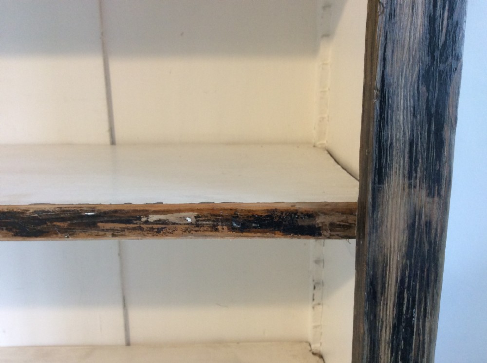 A Victorian painted open bookcase View VII