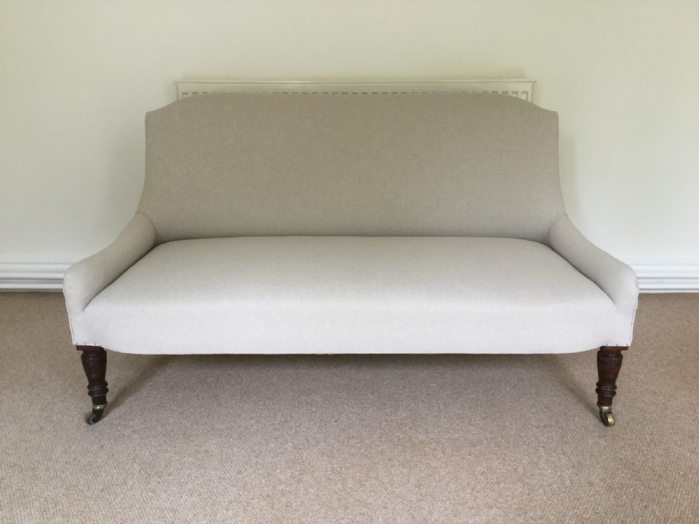 A mid 19thC small English sofa