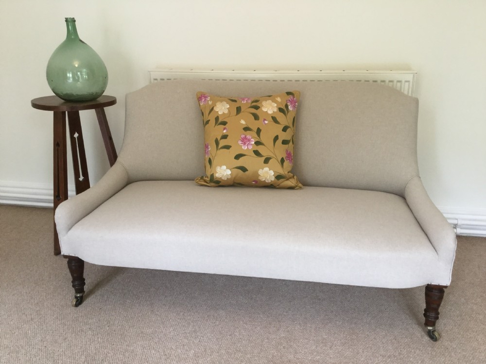 A mid 19thC small English sofa View II