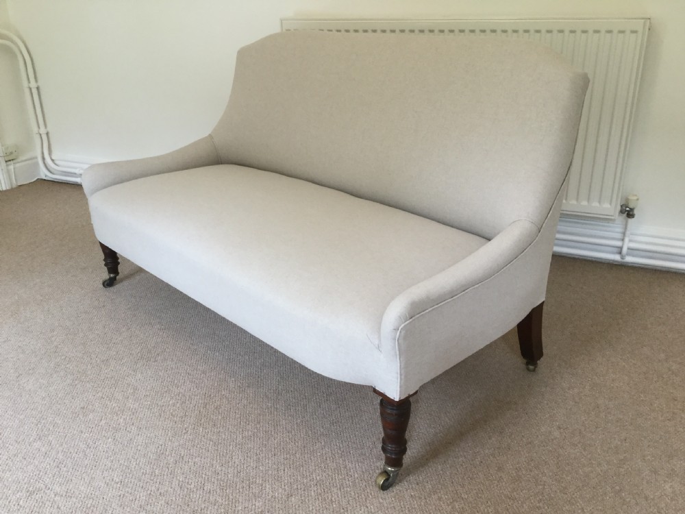 A mid 19thC small English sofa View III