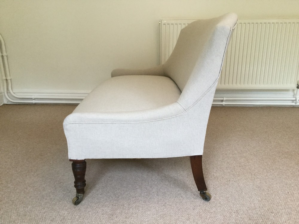 A mid 19thC small English sofa View IV