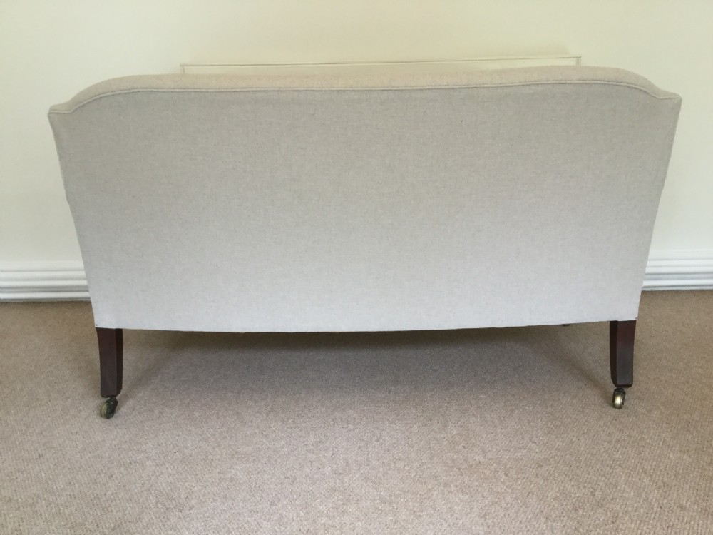 A mid 19thC small English sofa View VI