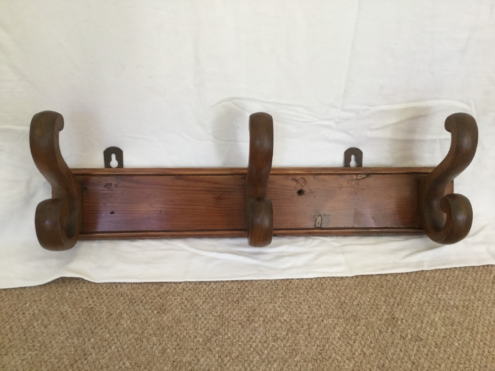 A French three hook coat rack View II