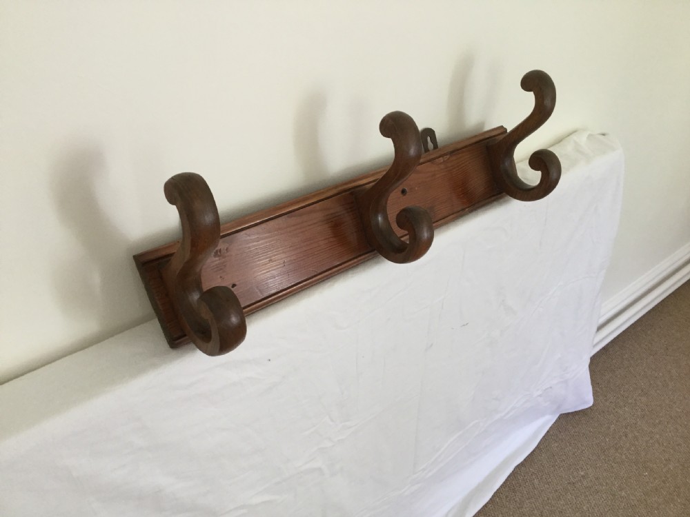 A French three hook coat rack View IV