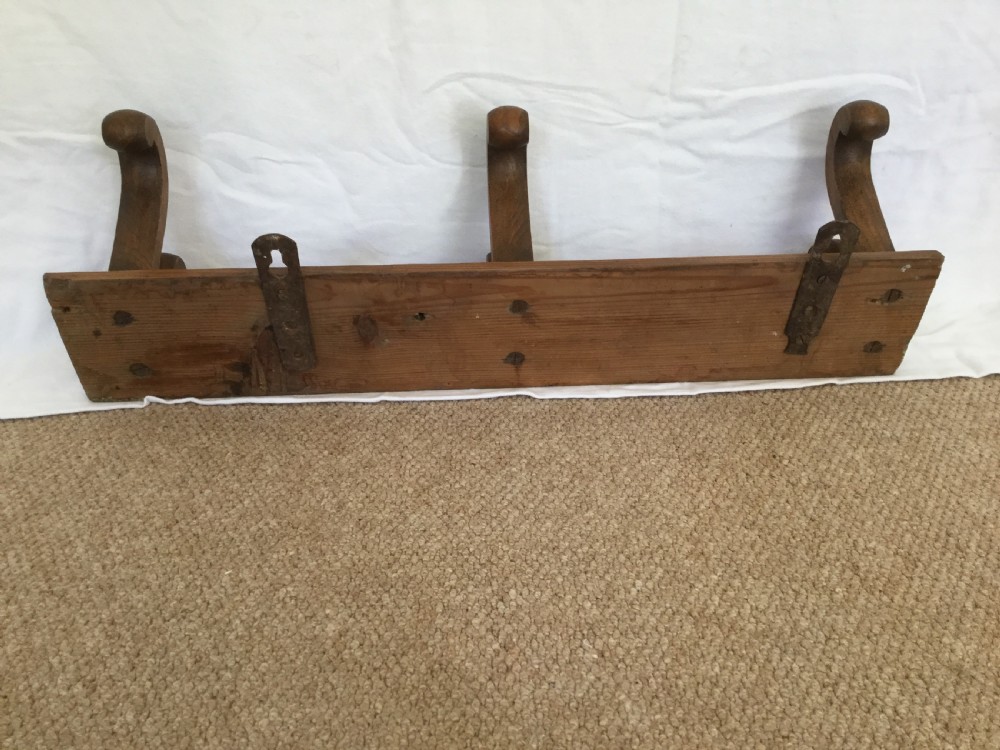 A French three hook coat rack View V