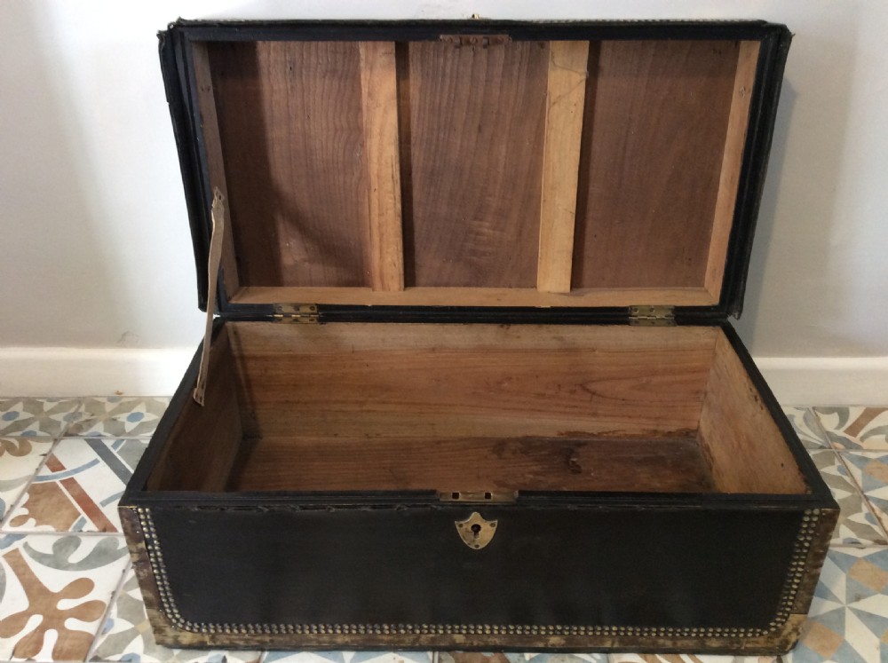 A Regency  camphor campaign trunk View VIII