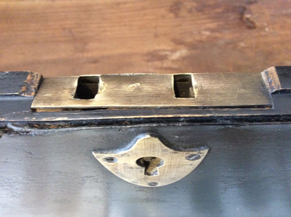 A Regency  camphor campaign trunk View IX