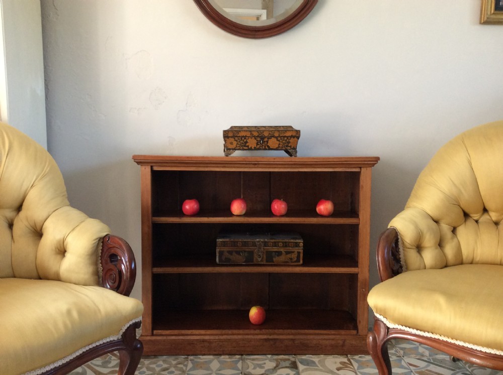 A dwarf open bookcase View II
