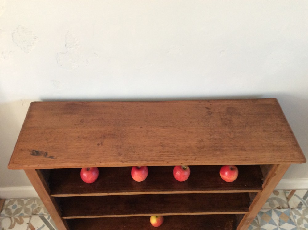 A dwarf open bookcase View V