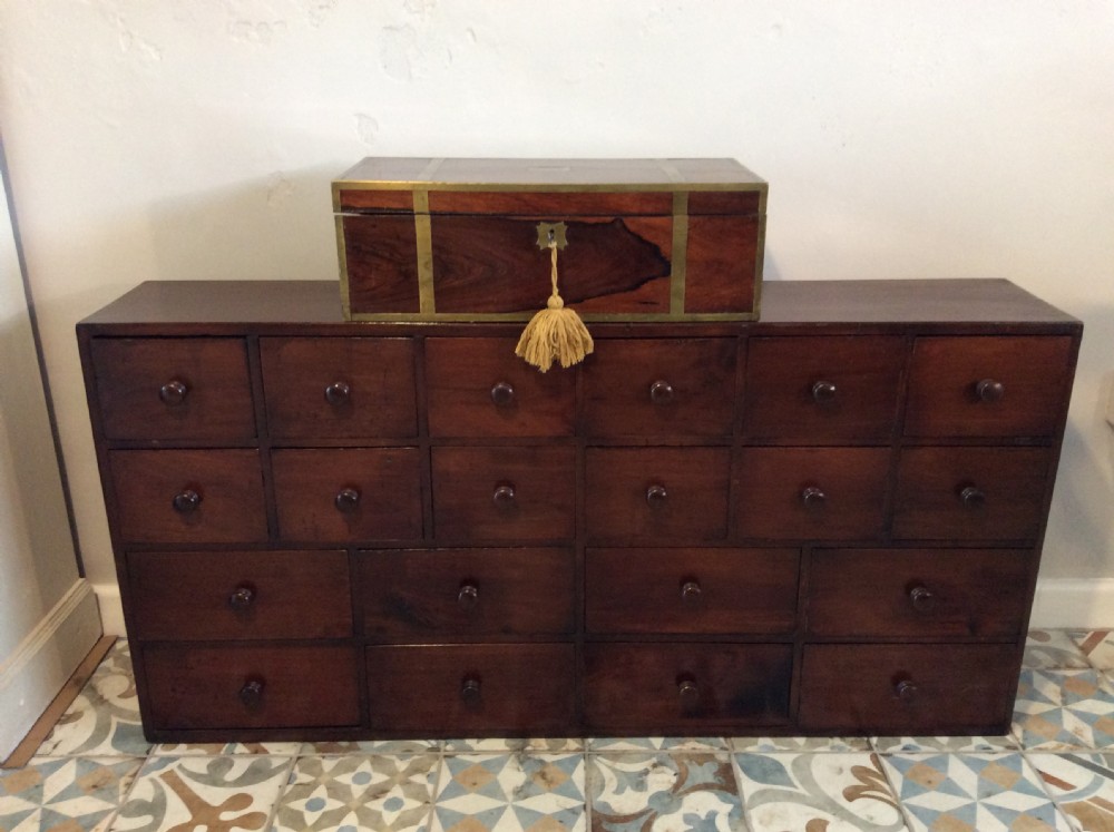 A 122 cm wide bank of drawers View II