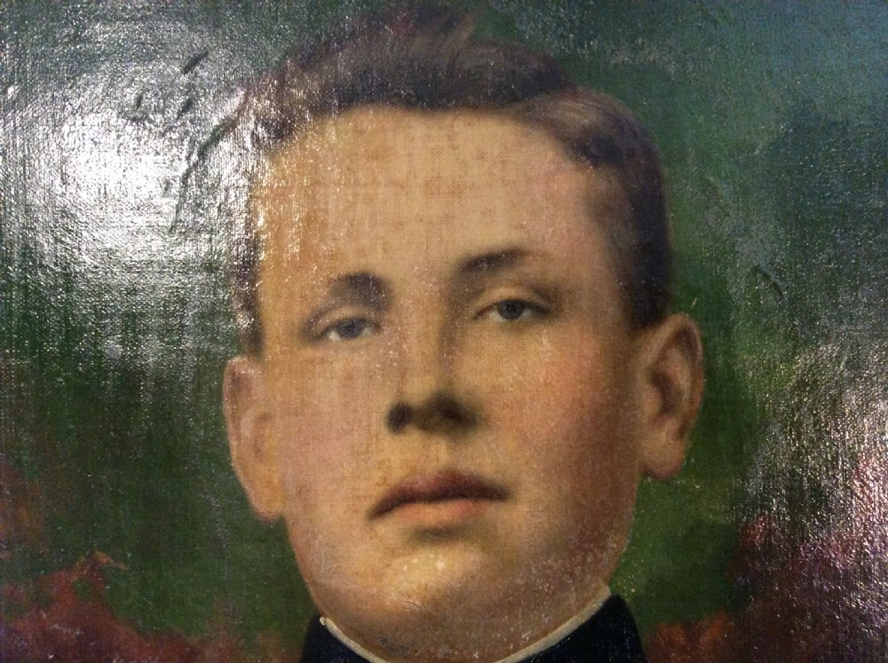 A oil on canvas portrait View II