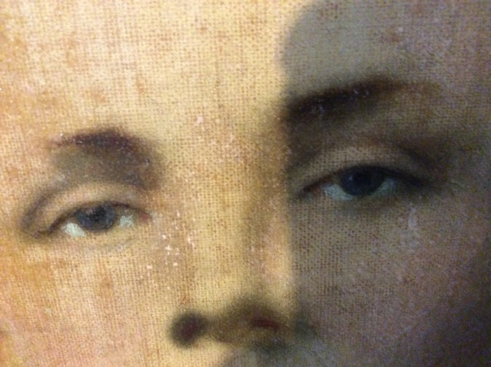 A oil on canvas portrait View III