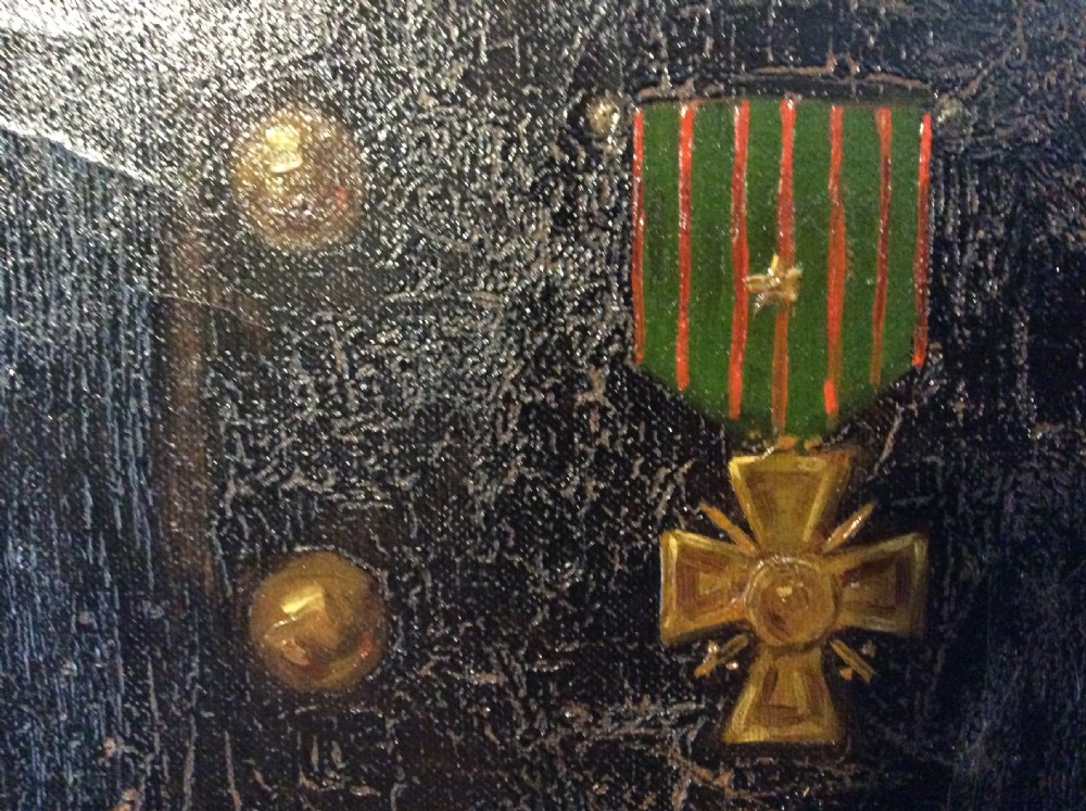 A oil on canvas portrait View IV