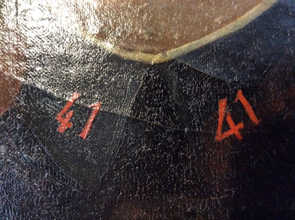 A oil on canvas portrait View VIII