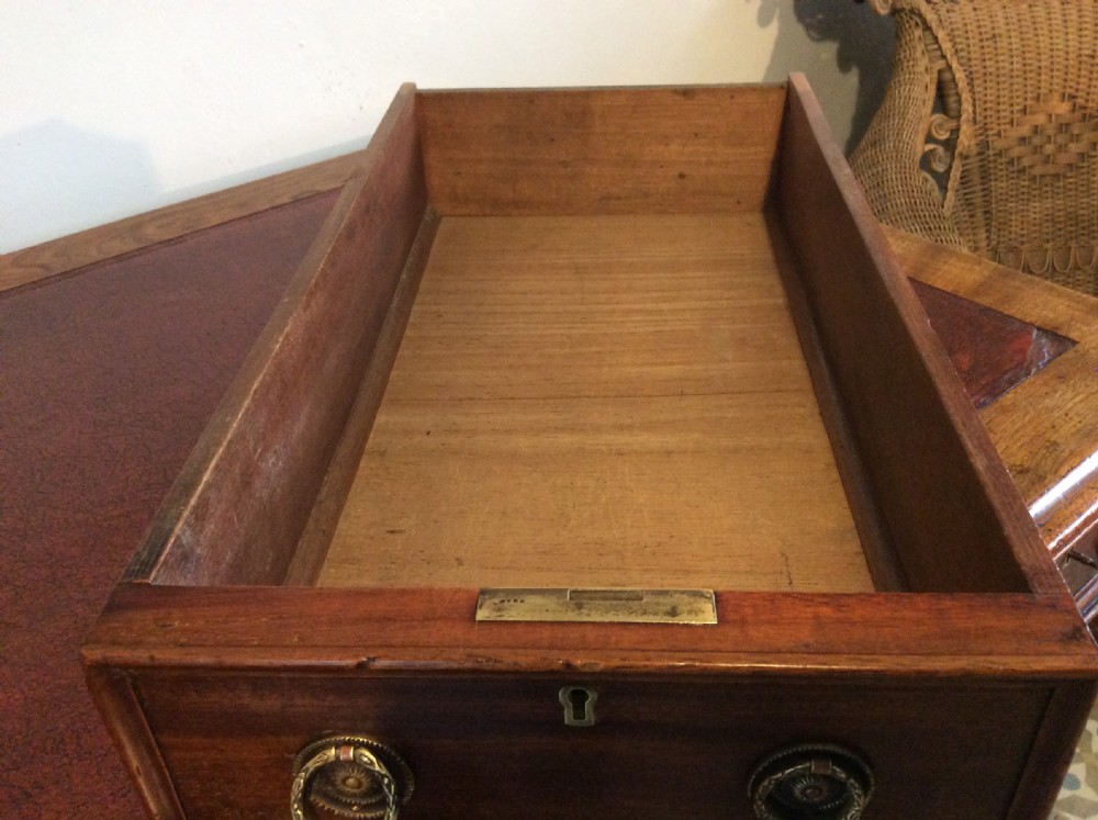 A 19thC 9 drawer pedestal desk View XVI