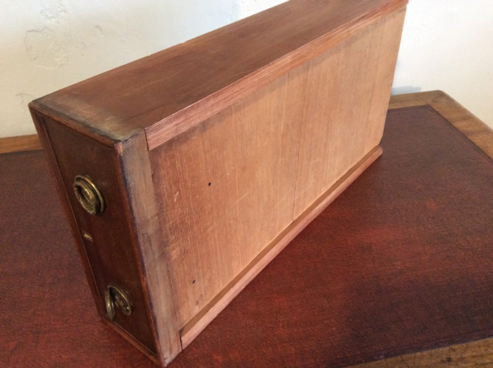 A 19thC 9 drawer pedestal desk View XVII