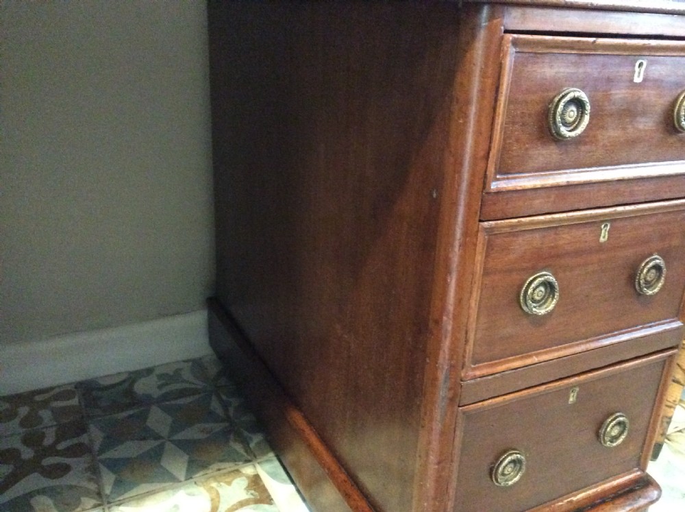 A 19thC 9 drawer pedestal desk View XVIII
