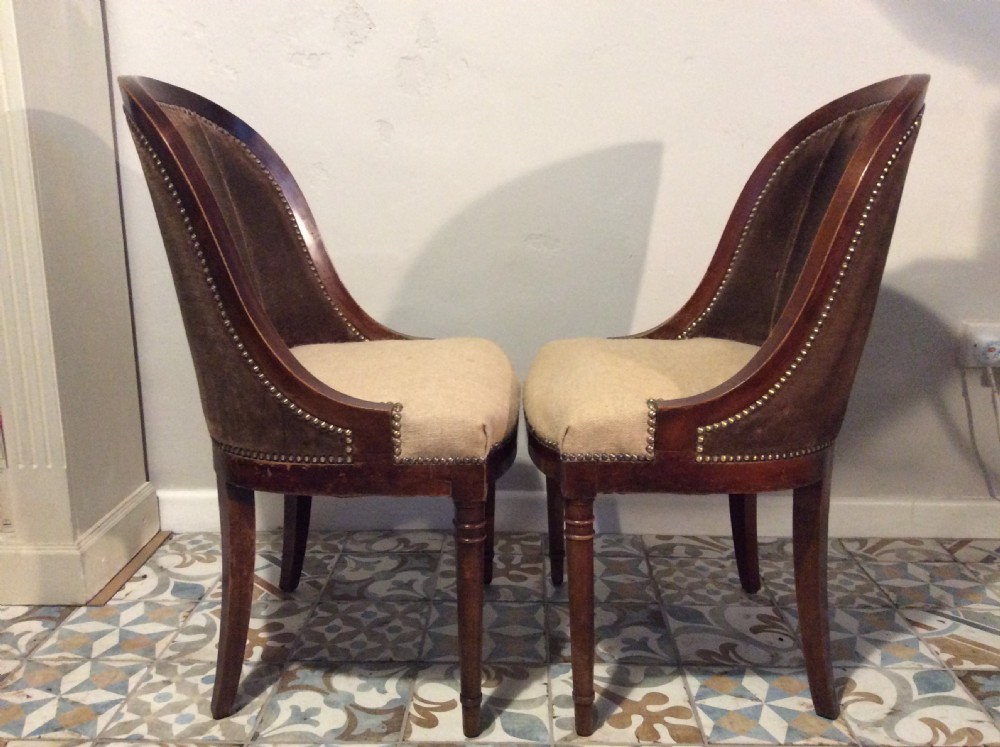A Pair of Napoleon Hall chairs View II