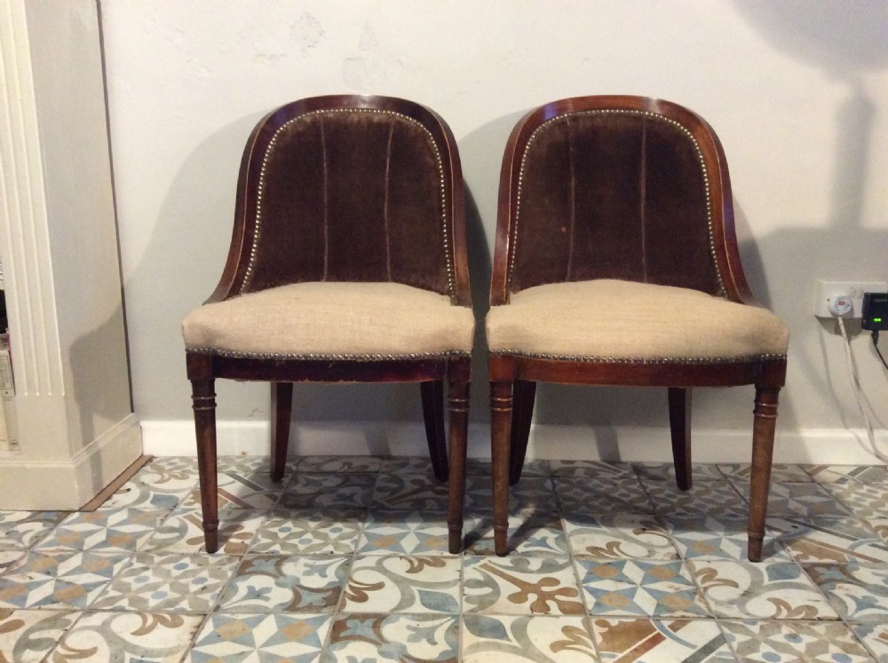 A Pair of Napoleon Hall chairs View III