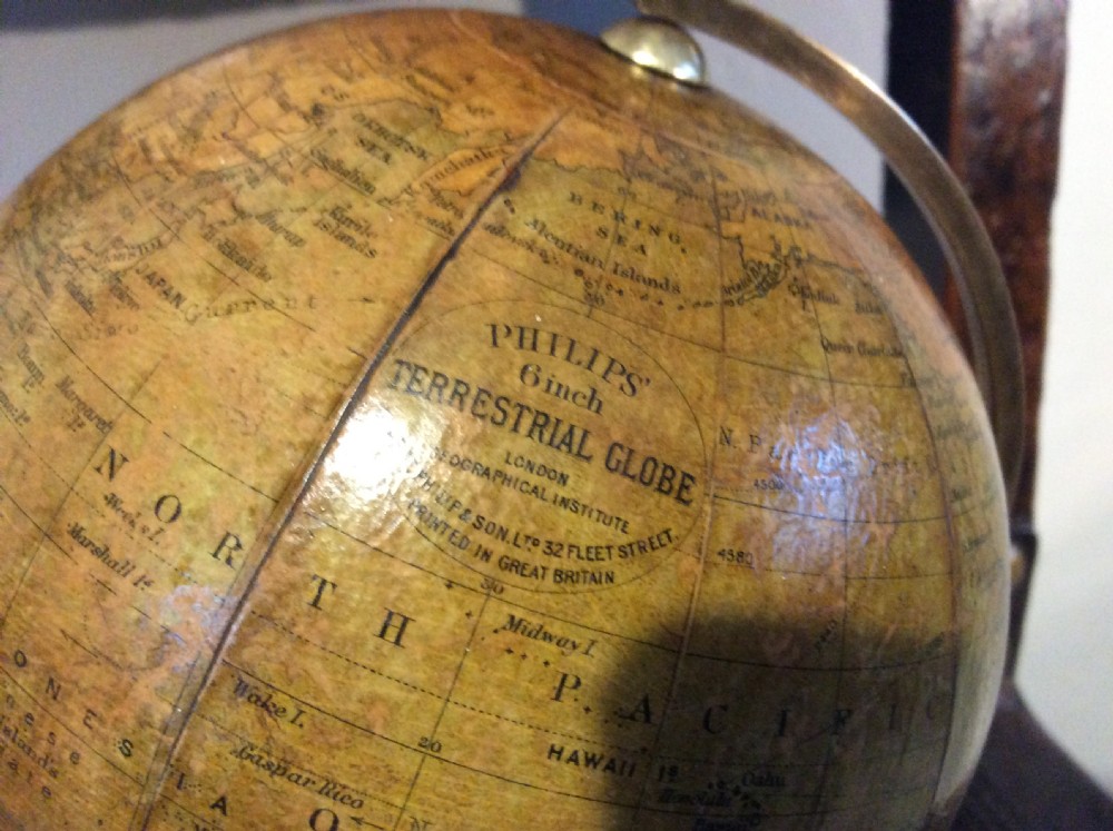 A Philips 6'' terrestrial world globe View II