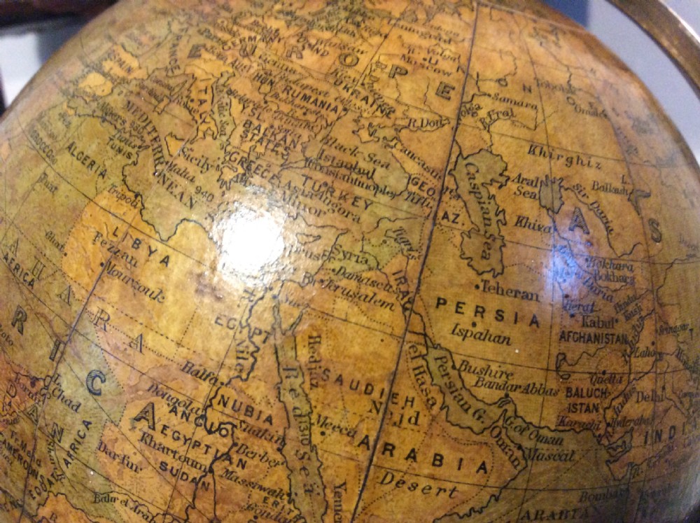 A Philips 6'' terrestrial world globe View IV