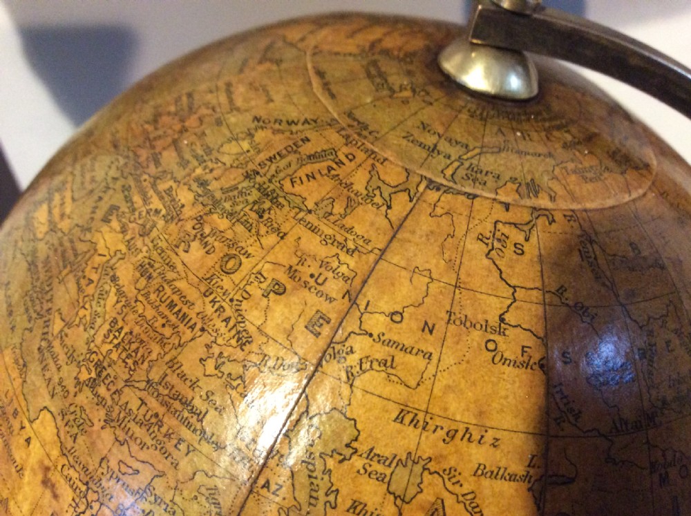 A Philips 6'' terrestrial world globe View VI