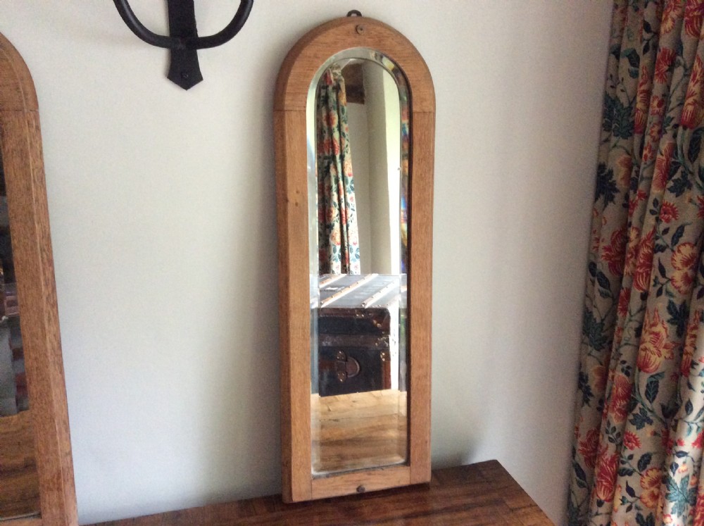 A pair of bleached oak framed pier mirrors View IV