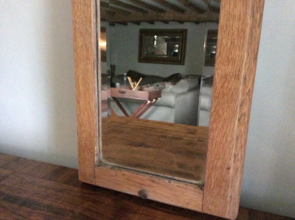 A pair of bleached oak framed pier mirrors View VIII