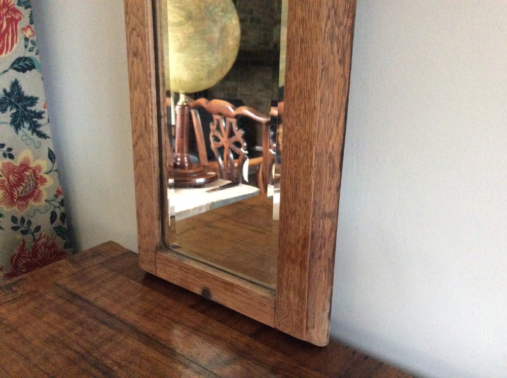 A pair of bleached oak framed pier mirrors View IX