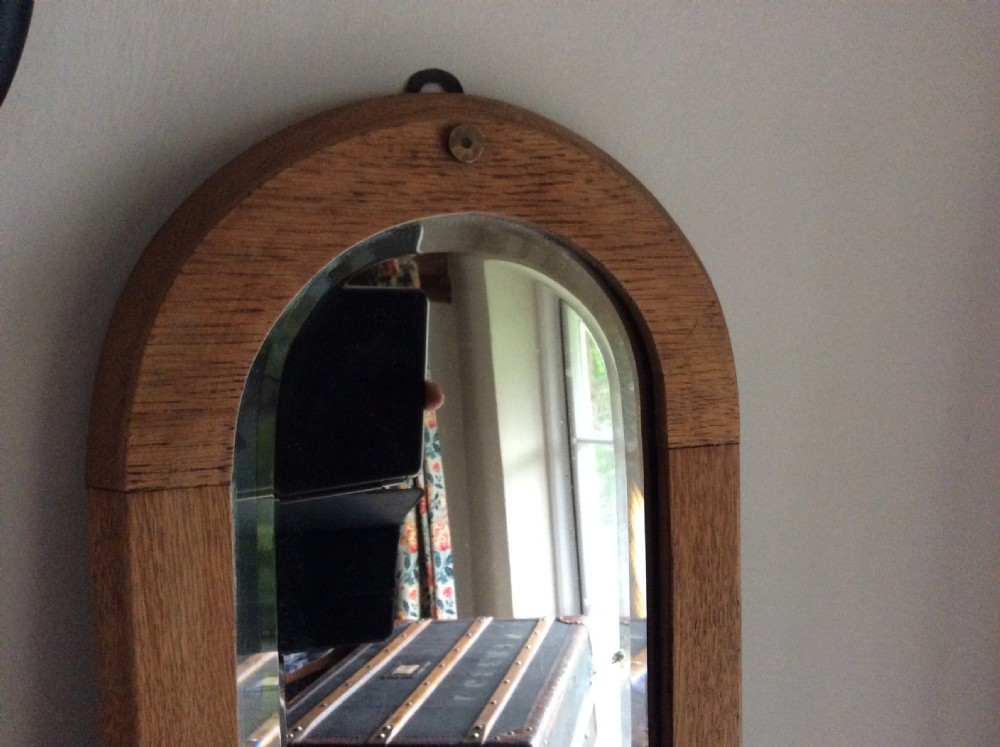 A pair of bleached oak framed pier mirrors View XI