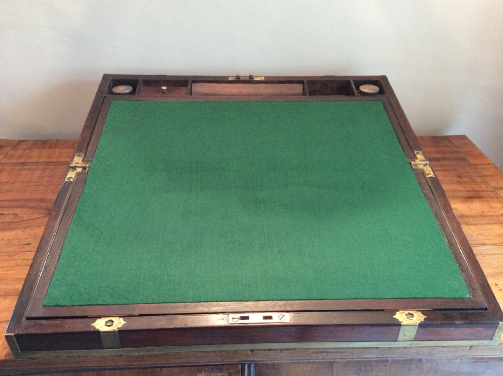 A 19thC military campaign writing slope View III