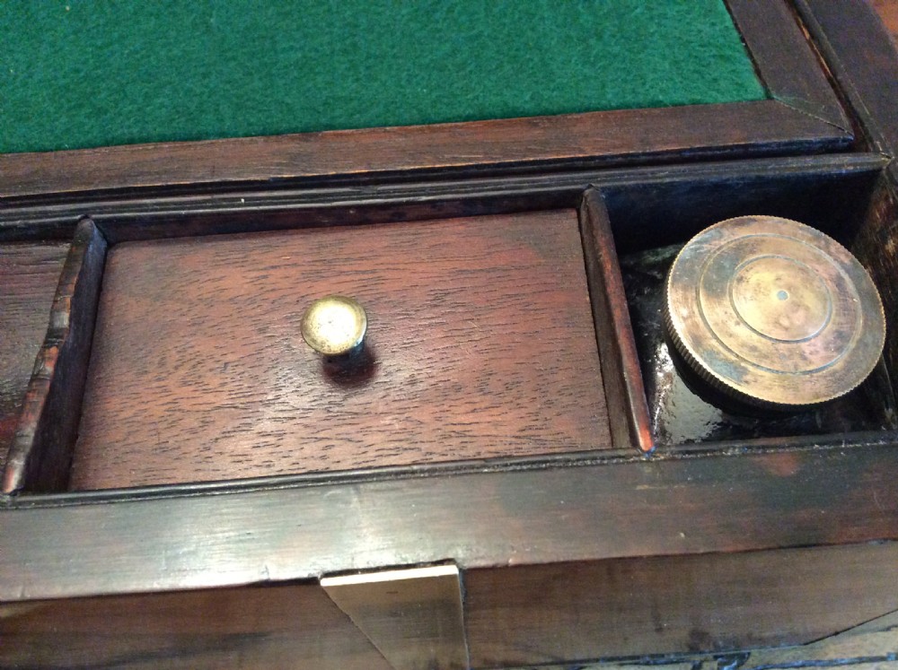 A 19thC military campaign writing slope View VIII