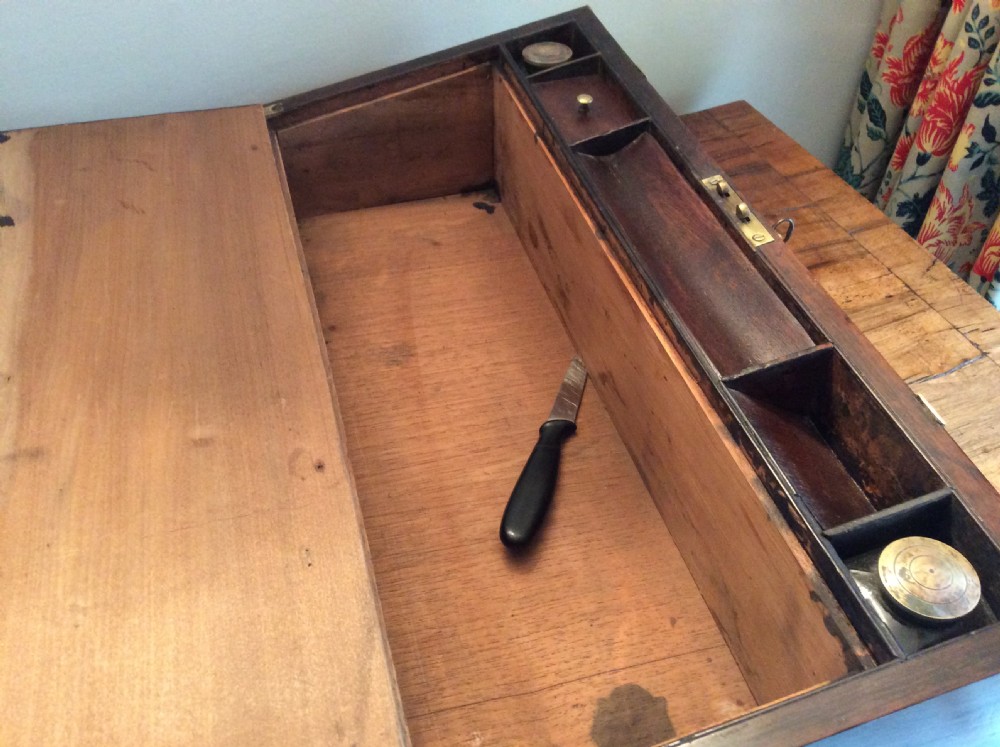 A 19thC military campaign writing slope View XIV