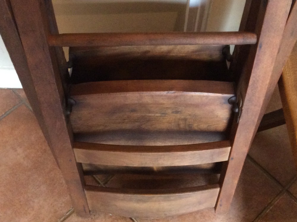 Six elm & beech folding kitchen chairs View X