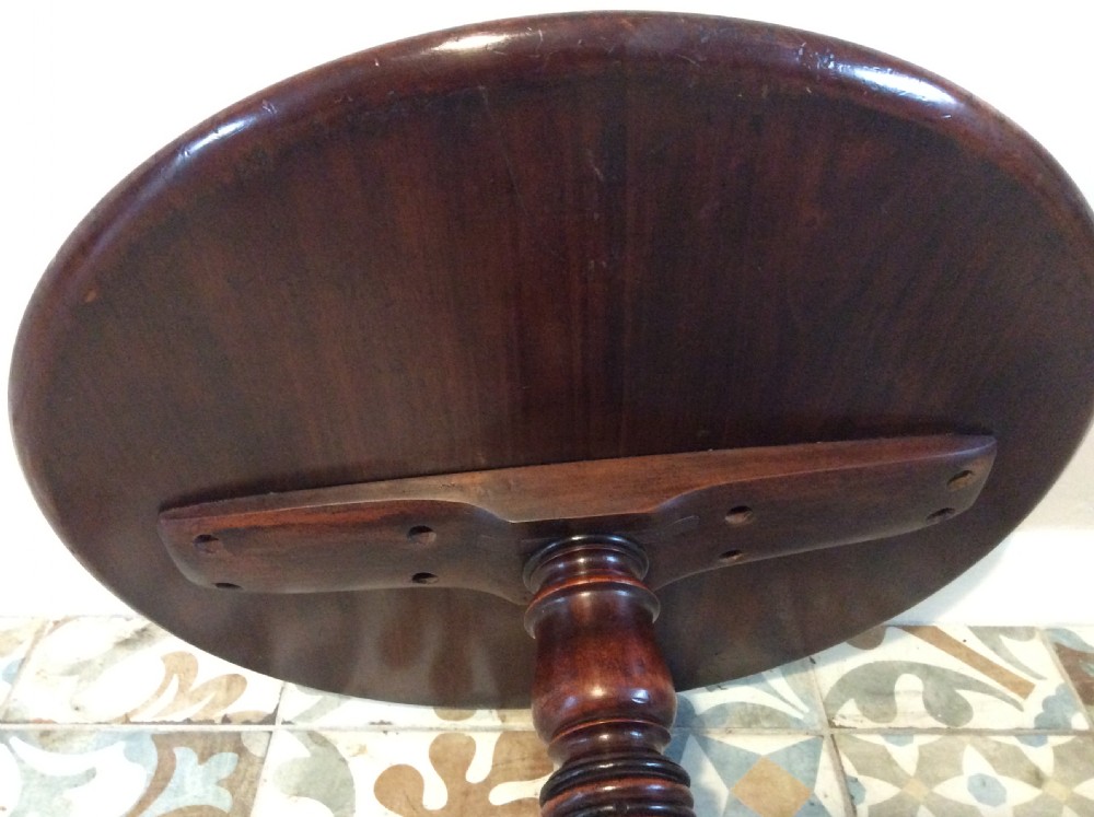 A 19thC low dish top tripod table View X