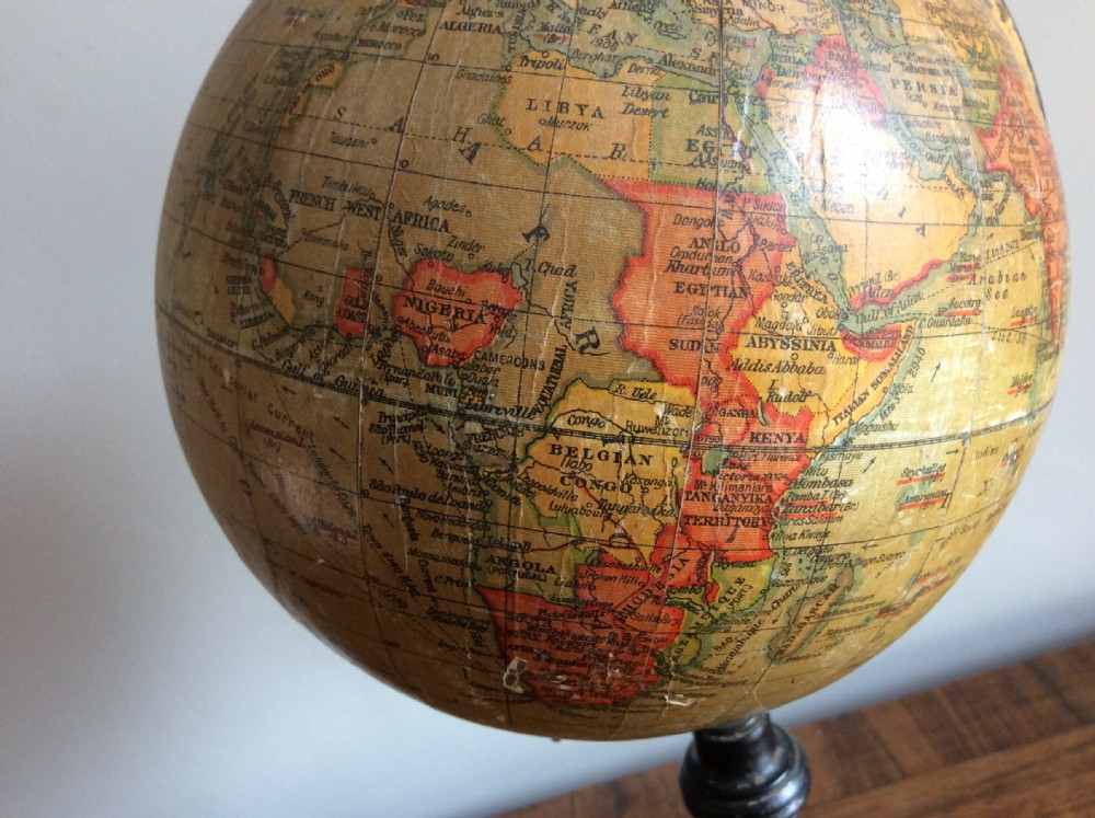 An untouched Geographia 6'' globe View III
