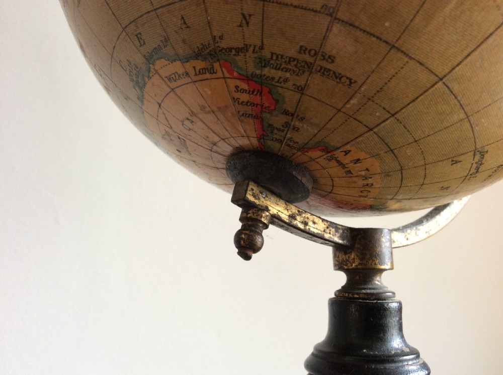 An untouched Geographia 6'' globe View IX