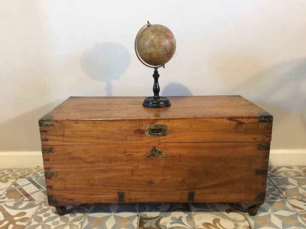 A military camphor campaign trunk View II