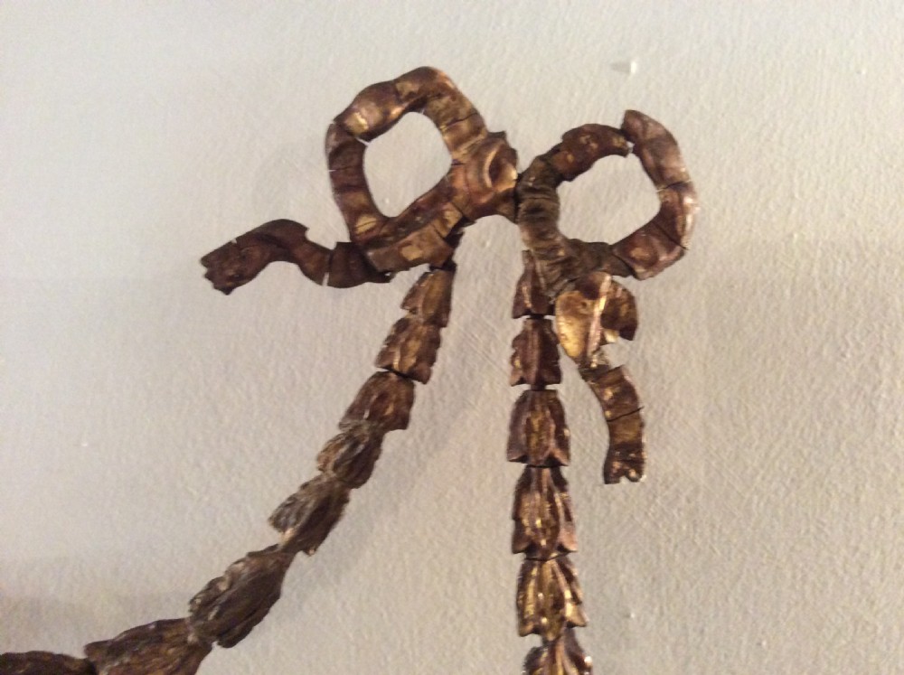 A small  gilded19thC Adams style mirror View IV