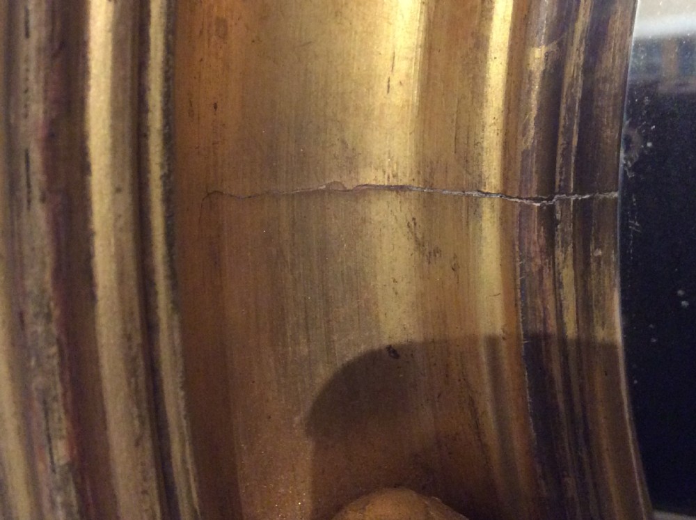 An early 19thC convex wall mirror View VIII