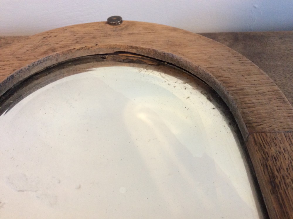 A pair of bleached oak framed pier mirrors View VIII