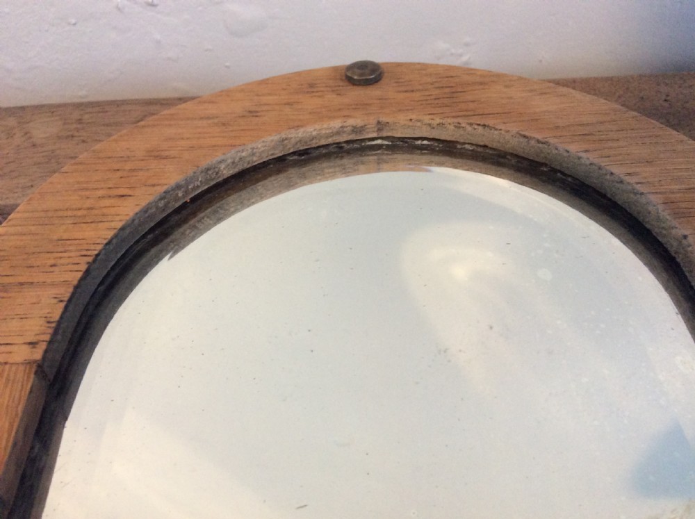 A pair of bleached oak framed pier mirrors View IX