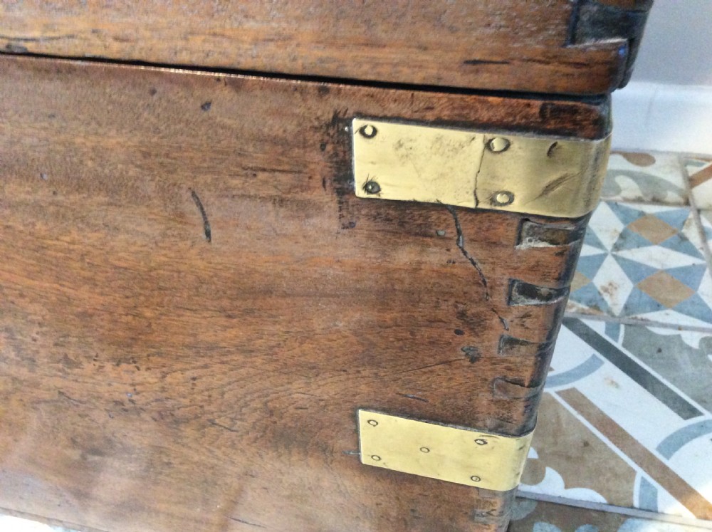 A 19thC Camphor campaign trunk View VIII