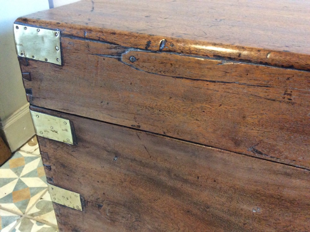 A 19thC Camphor campaign trunk View IX