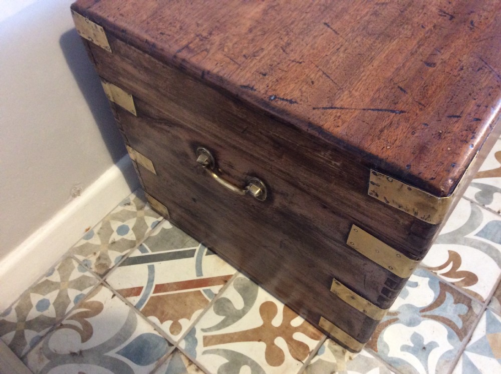 A 19thC Camphor campaign trunk View XI